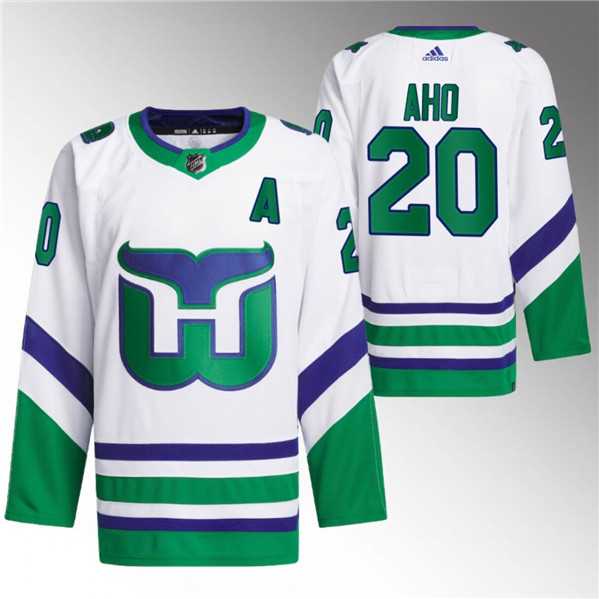 Men's Carolina Hurricanes #20 Sebastian Aho White 2023-24 Stitched Jersey Dzhi,We sell and wholesale Men's Carolina Hurricanes #20 Sebastian Aho White 2023-24 Stitched Jersey Dzhi on line form chian!